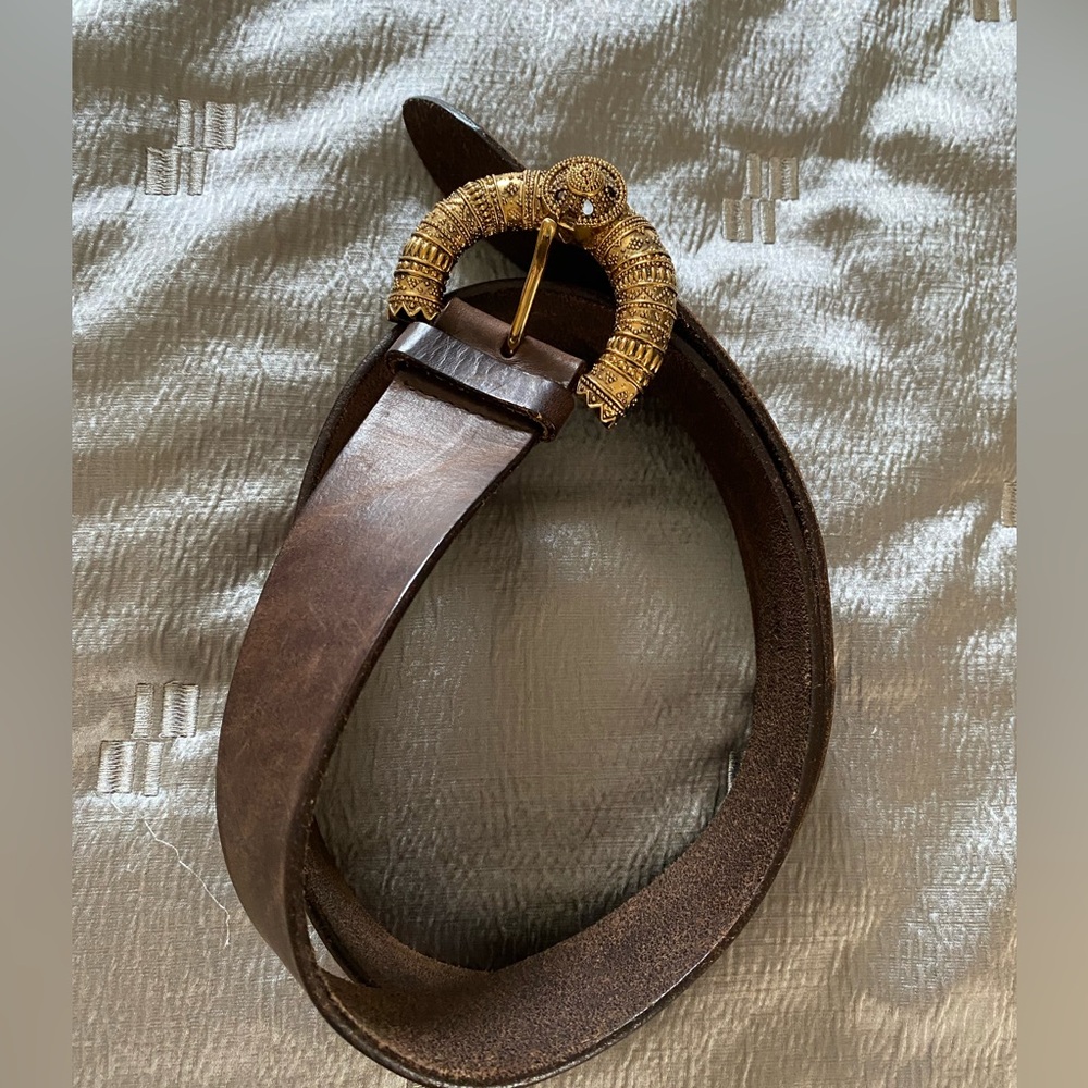 Brown Leather Belt